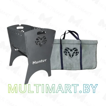 Мангал разборный Белатра Hunter Black + сумка